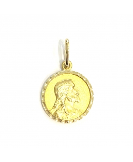 Medalik złoty Jezus Chrystus- Łodzińscy Jubiler Kraków