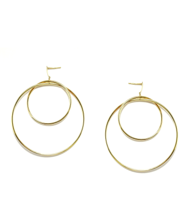 Kolczyki złote koła