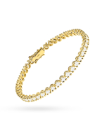 Bransoletka złota z diamentami laboratoryjnymi