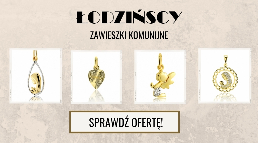 Zawieszki komunijne - Jubiler Łodzińscy Kraków 